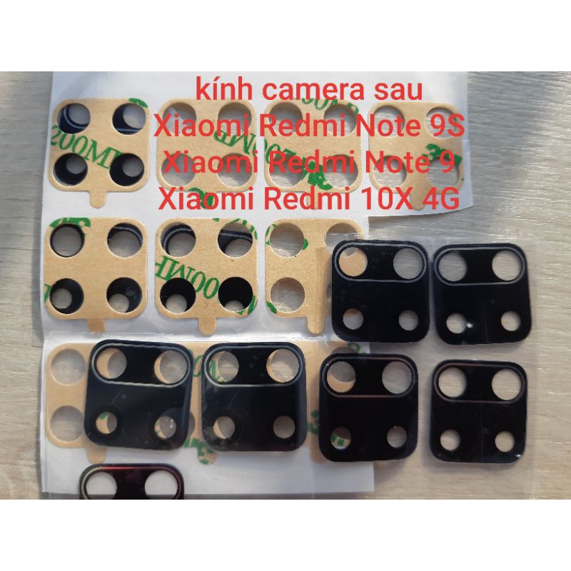 Kính camera sau Xiaomi Redmi Note 9S / Redmi Note 9 Pro / Redmi Note 9 / Redmi 10X 4G