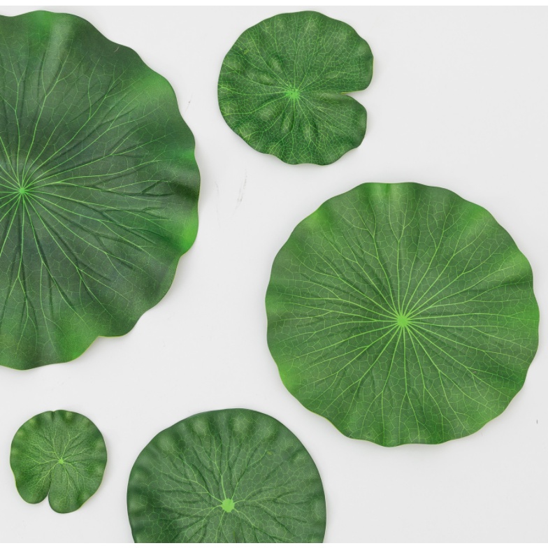 Lá sen giả thả nước trang trí tiểu cảnh ngoài vườn phủ xanh