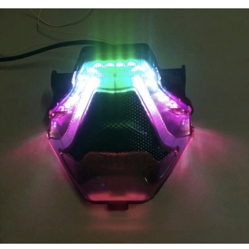 Đèn Hậu Exciter 150 Lắp Mạch Audi A11 Chỉnh Màu Bằng App Điện Thoại A11 BLE