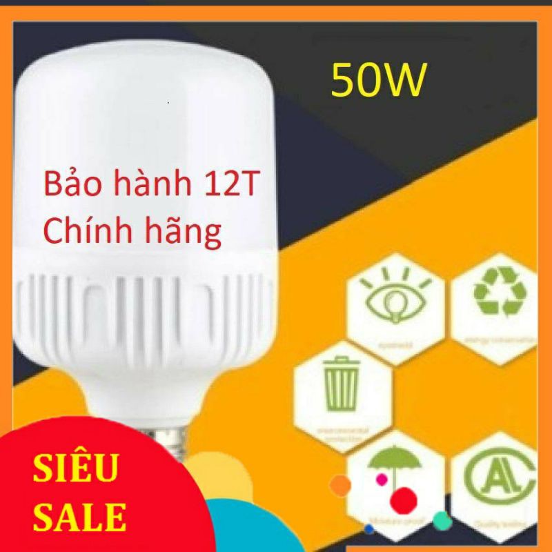 Bóng đèn LED Bulb trụ 50W Yến Quân