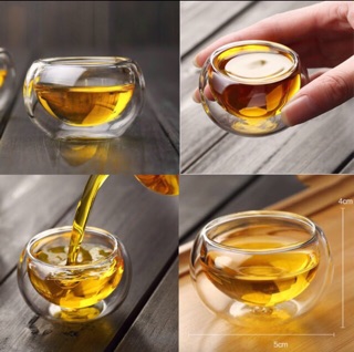 Bộ ấm chén thuỷ tinh 600ml