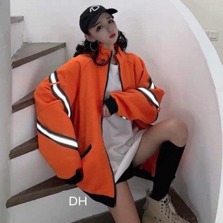 Áo khoác nỉ dây phản quang _LN