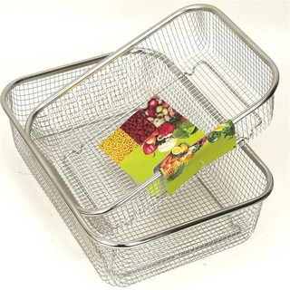 Rổ lưới inox 29x21cm - 1 CÁI