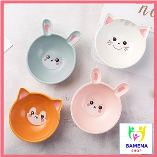 BÁT ĂN DẶM, CHÉN ĂN CHO BÉ HÌNH THÚ GIÚP BÉ ĂN NGON AD04