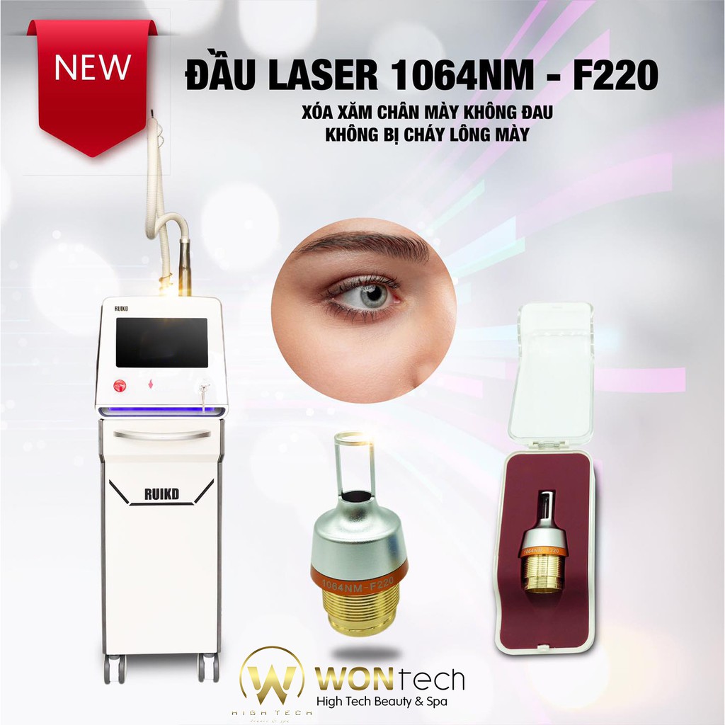 Máy laser hàn quốc RUIKD 2in1 trị nám và xóa xăm loại 1 [ BẢO HÀNH 12 THÁNG]