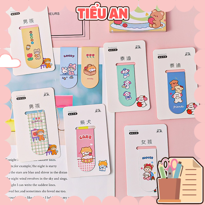 Chặn trang bìa cứng hình ấn tượng - Ghi chú nhanh - Đánh dấu trang