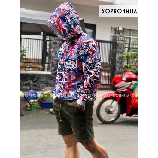 Áo Có Mũ Cho Bé Trai 20-65Kg 🍐🍐 Áo Hoodie Bé Trai Size Đại - Shop Bốn Mùa
