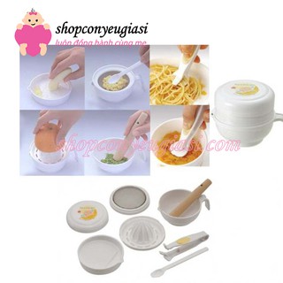 Bộ Chế Biến Ăn Dặm Cho Bé Kiểu Nhật Richell