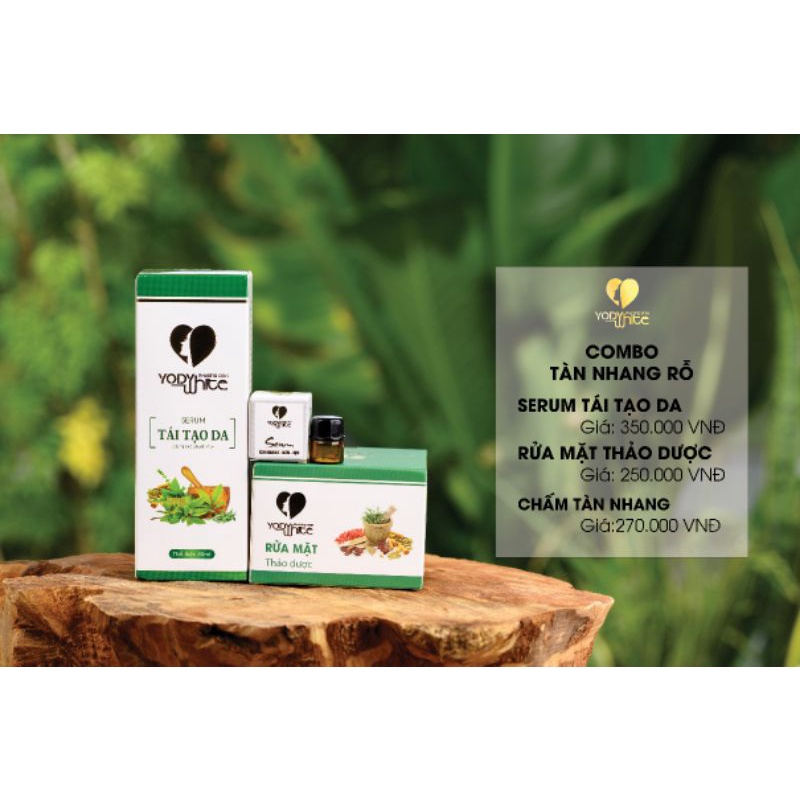 [CHÍNH HÃNG] Combo Mụn Nám Tàn Nhang Serum thảo dược tái tạo da Yody White Phương Anh | BigBuy360 - bigbuy360.vn