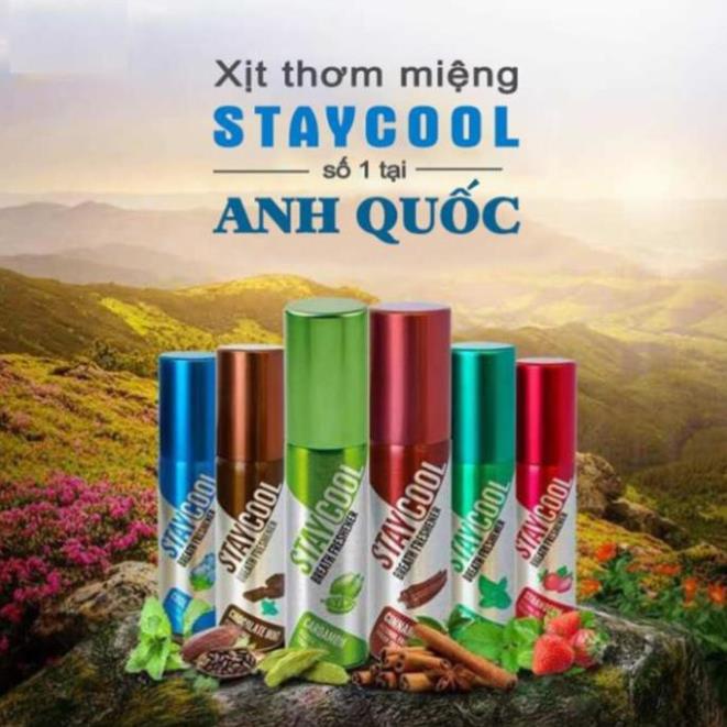 Xịt thơm miệng Staycool nhập khẩu Anh Quốc - 20ml