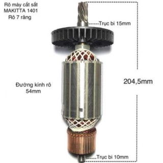 Rô to máy cắt sắt Makitta 1401 / rô 7 răng