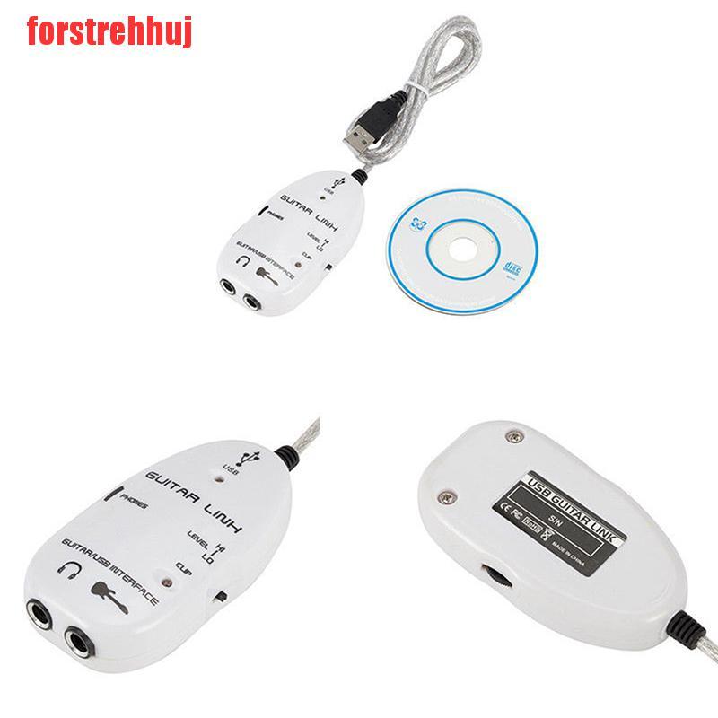 Cáp Chuyển Đổi Âm Thanh Từ Guitar Sang Usb Cho Pc / Mac