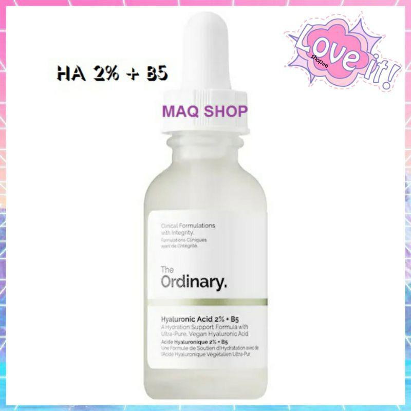 THE ORDINARY Tinh chất dưỡng ẩm HA 2% + B5