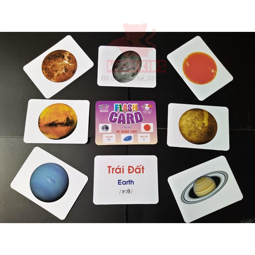 Thẻ Học Thông Minh Flashcards Chủ Đề Màu Sắc Hình Khối Cho Bé