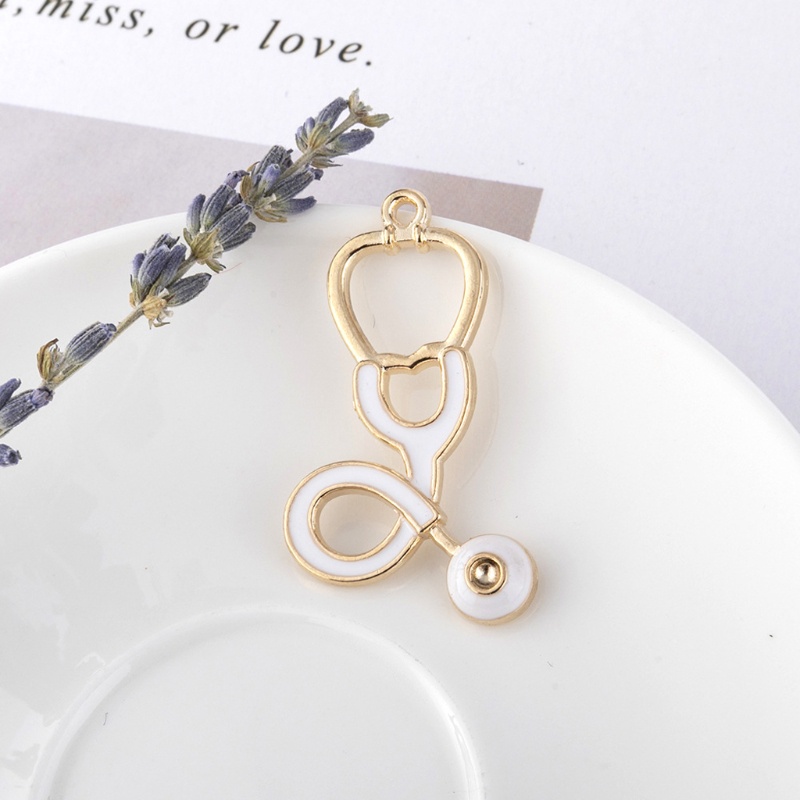 Set 9 Mặt Dây Chuyền Hình Nón Và Ống Nghe Y Tá DIY