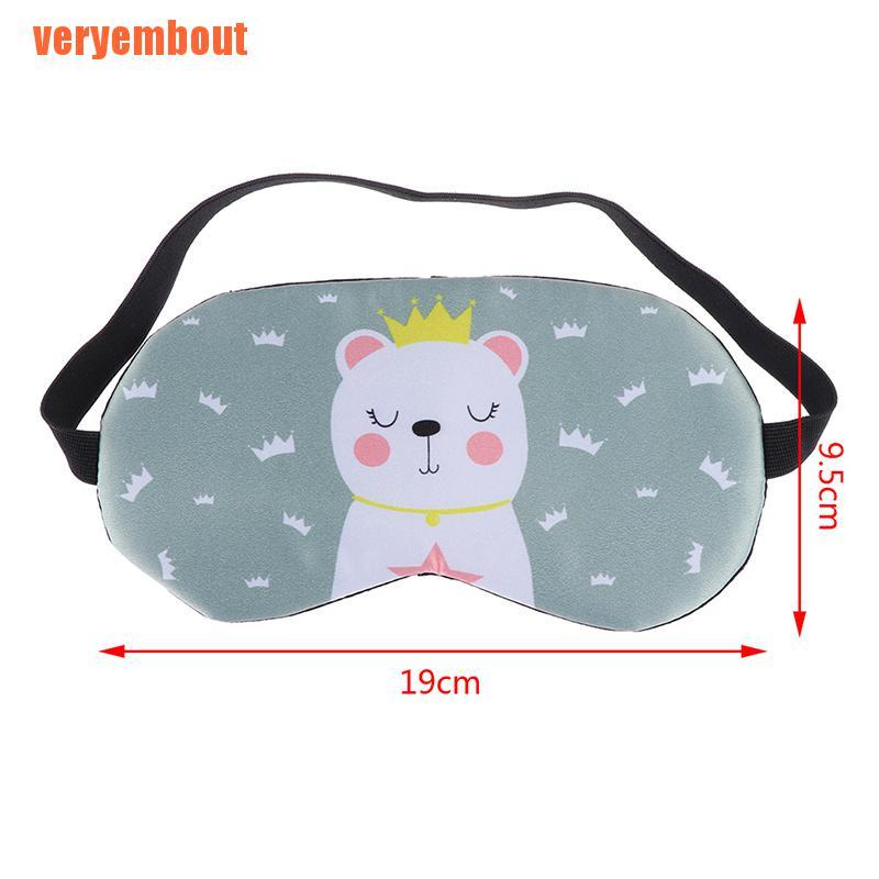 [Hàng mới về] Miếng bịt mắt ngủ vải cotton sáng tạo tiện dụng khi du lịch