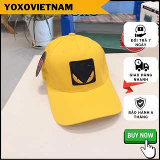 Nón kết lưỡi trai màu vàng thêu chữ phong cách RD-NONKET001