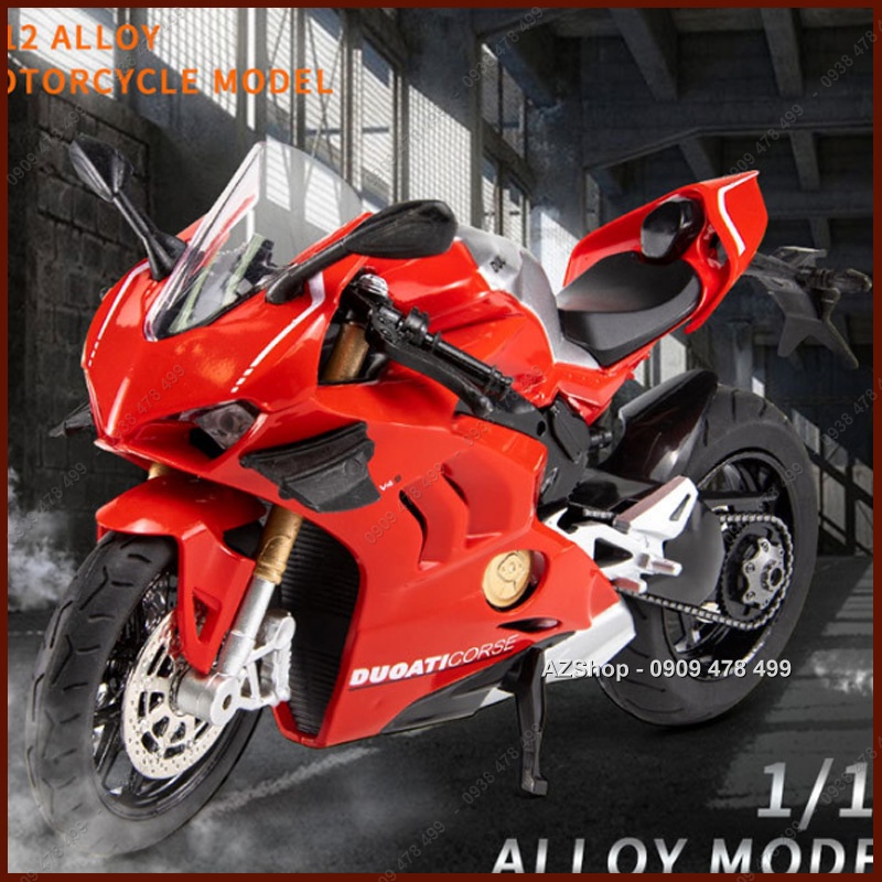 Xe Mô Hình Moto Siêu Xe Ducati1199 Corse V4S - H1Toy