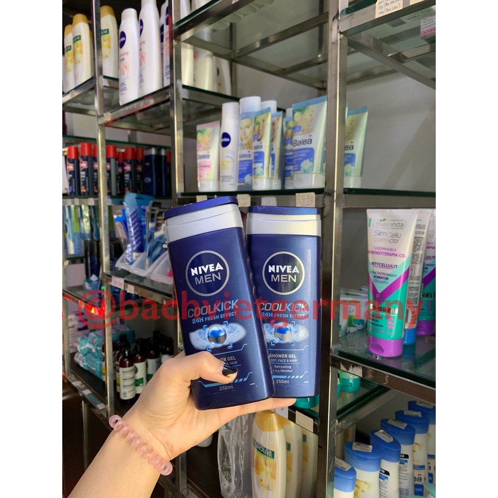 Sữa tắm NIVEA 3 trong 1 nam của Đức