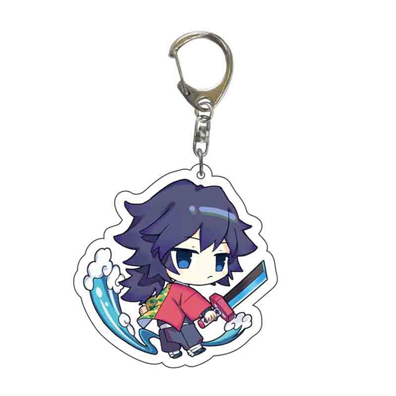 Móc Khóa Bằng Acrylic Họa Tiết Hoạt Hình Demon Slayer Kimetsu No Yaiba Tanjiro Kamado Dễ Thương
