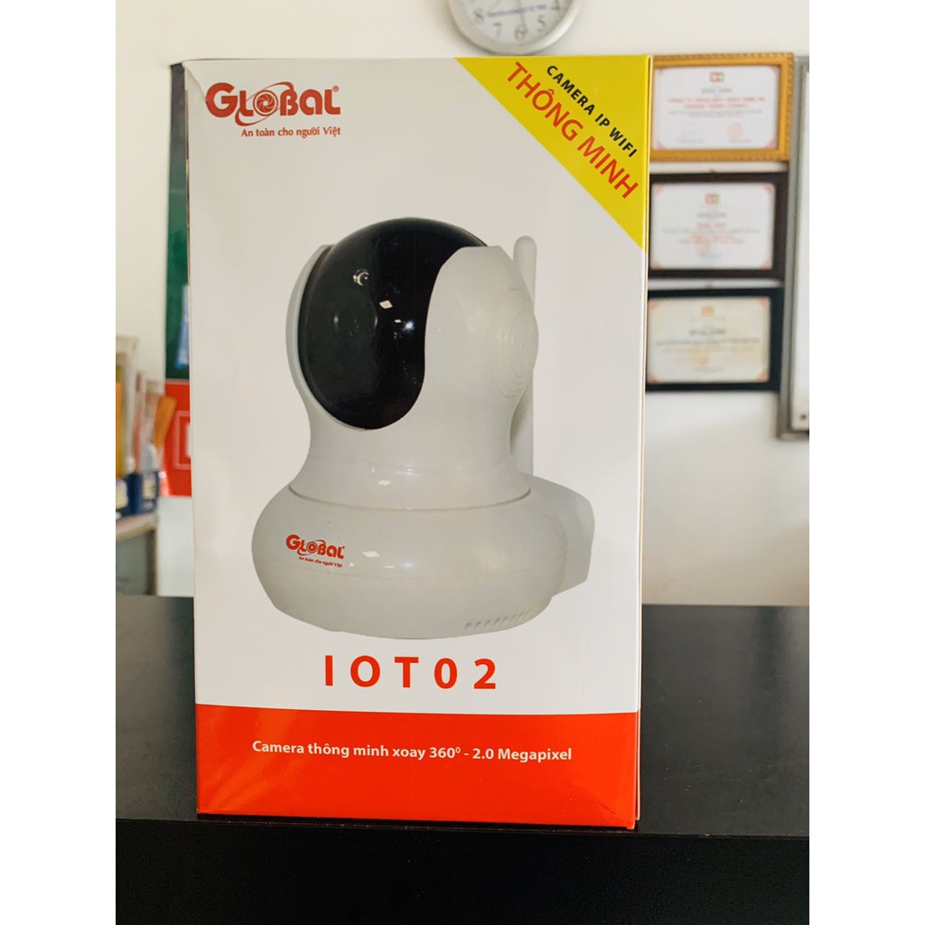 Camera IP Wifi PTZ, 2.0 Megapixel, quay quét 360°, Server Việt Nam, Đàm thoại 2 chiều, Báo động