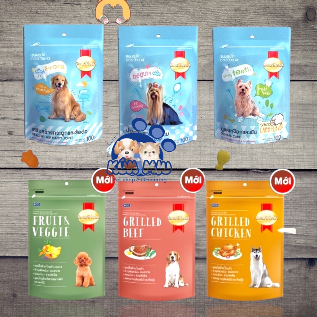 Snack SmartHeart Cho Chó Mọi Lứa Tuổi (100g) - Kún Miu Pet Shop