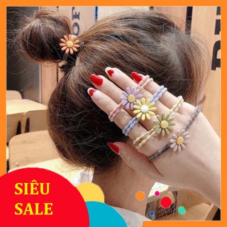 Dây buộc tóc nữ |dây buộc tóc hoa cúc