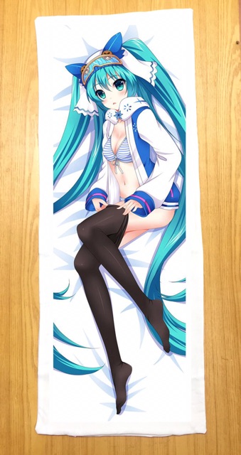 Gối ôm hatsune miku dài 40x1m ruột bông hàn quốc