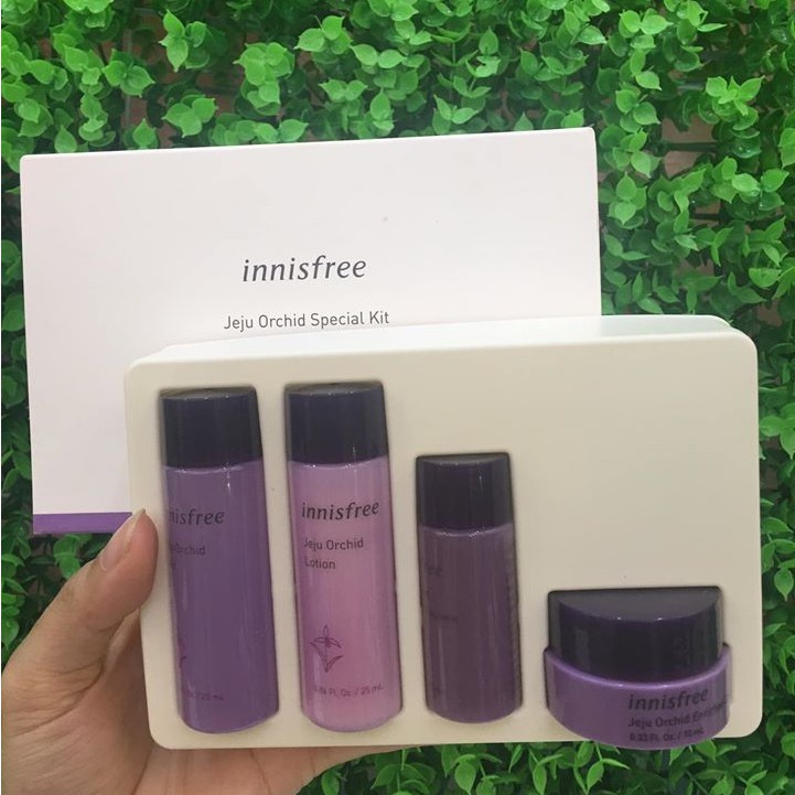 Set 4 Món Dưỡng Ẩm Chống Lão Hóa Innisfree Orchid Special Kit