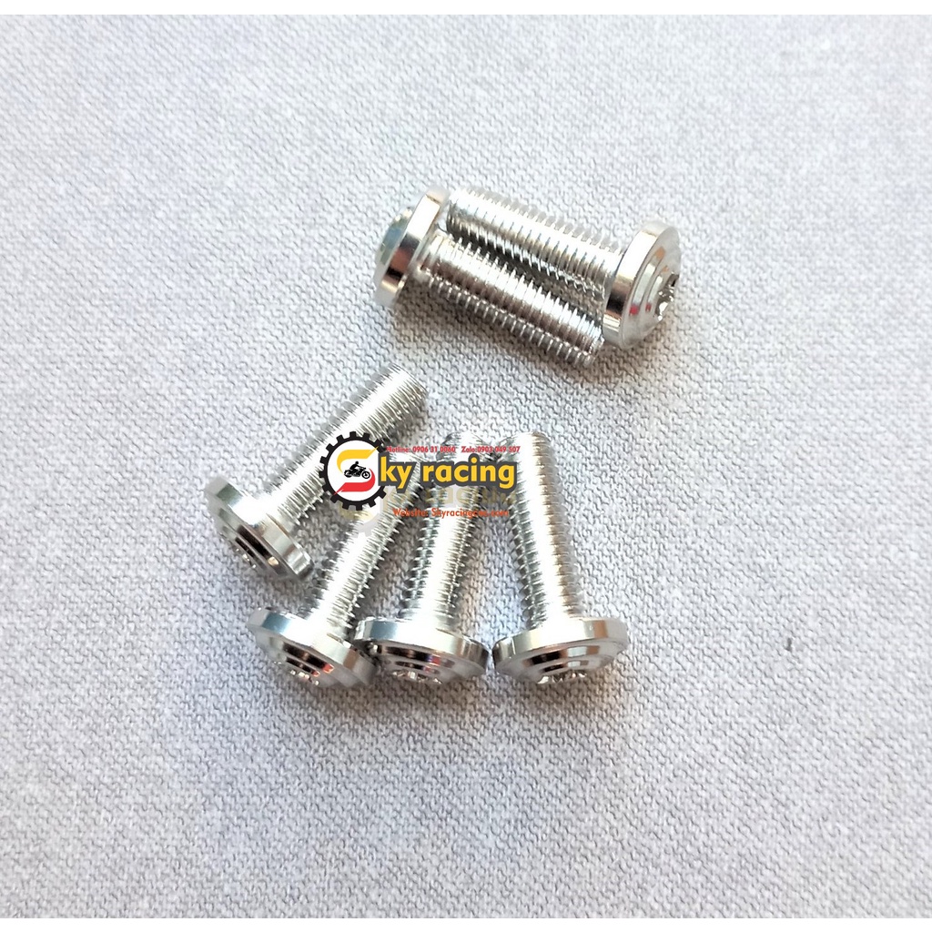 Ốc đĩa 8li25 inox 304 TH mới gắn cho nhiều dòng xe máy