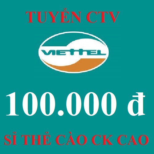 Thẻ Viettel 100k