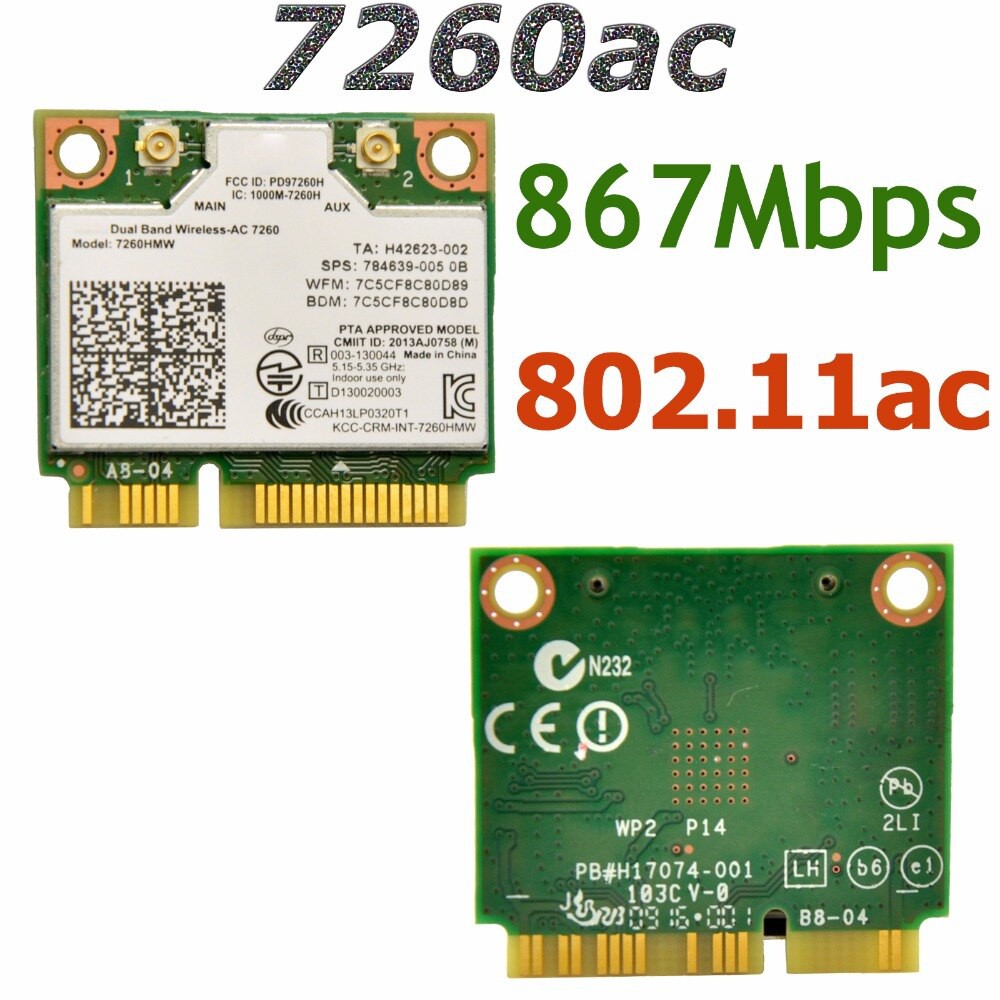 Card WIFI Intel n6205 ,N + WiMAX 6150,n6300, n1000,n2230,n1030
