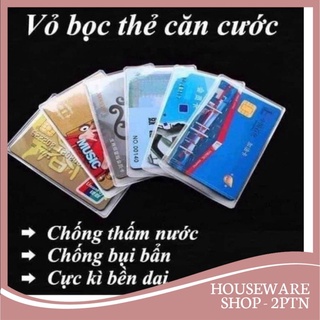 Combo 3 Vỏ bọc chứng minh nhân dân , căn cước , thẻ ATM , bằng lái xe chất liệu trong suốt