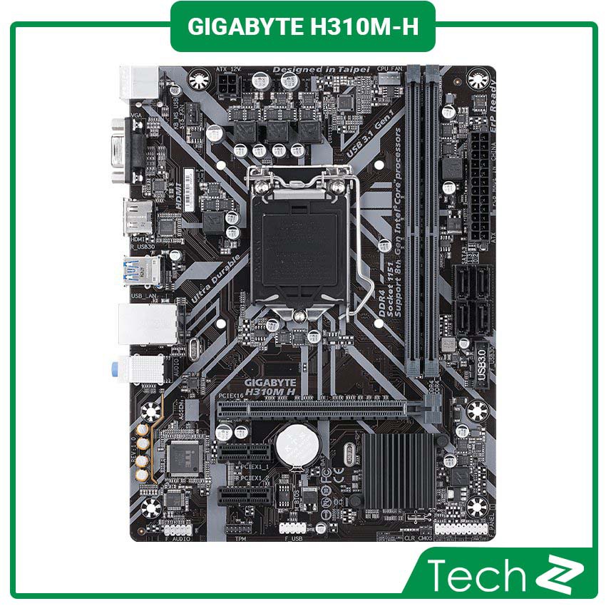 Mainboard GIGABYTE H310M H (Intel H310, Socket 1151, m-ATX, 2 khe RAM DDR4)