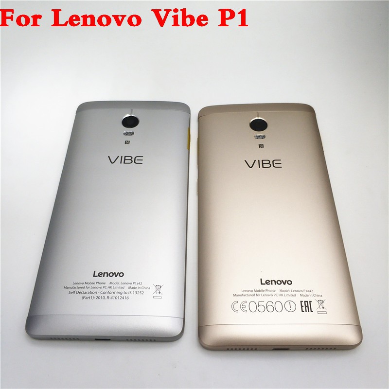 For Lenovo Vibe P1 P1C72 P1C58 P1A42 Back Battery Cover and Top Bottom Cover High Quality With Tracking Number With Lens + Side Button