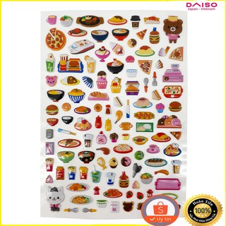 ( DAISO JAPAN) Bộ sưu tập hình dán trẻ em No-7 (người yêu ẩm thực)