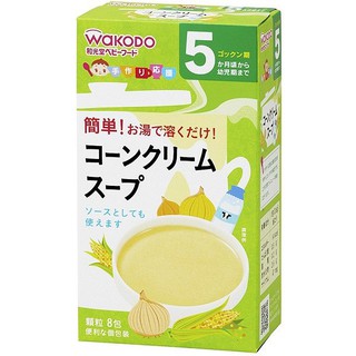 Wakodo- bột ăn dặm súp kem vị ngô 5 tháng