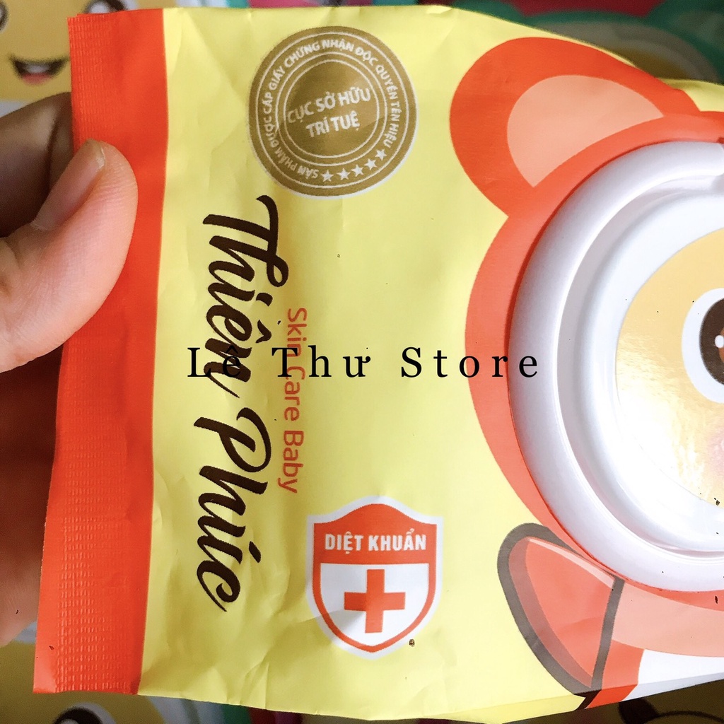 Khăn giấy ướt baby không mùi kháng khuẩn hình gấu gói 100 tờ LT