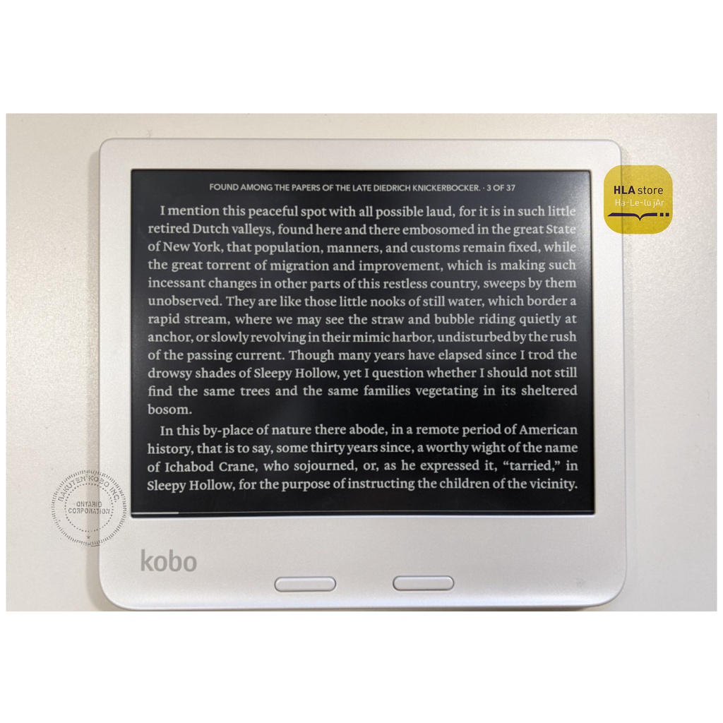 Máy đọc sách Kobo Libra 2 - 7inch Carta 1200, 32Gb, 100% newseal - bảo hành 12 tháng - hàng chính hãng