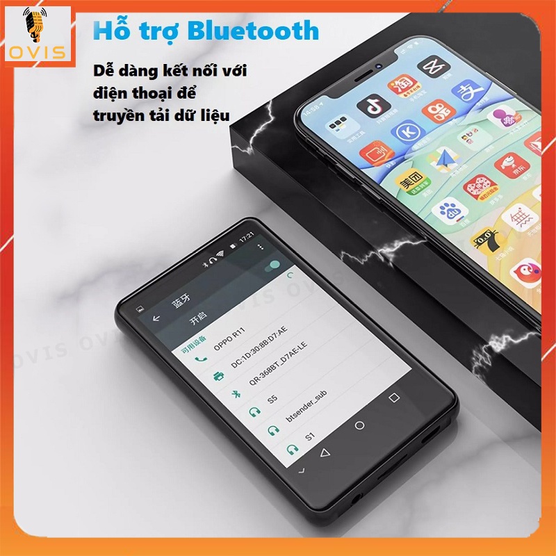 Ruizu H6 / Ruizu H8 / Ruizu Z80  - Máy Nghe Nhạc, Xem Phim, Kết Nối Wifi, Bluetooth, Hệ Điều Hành Android