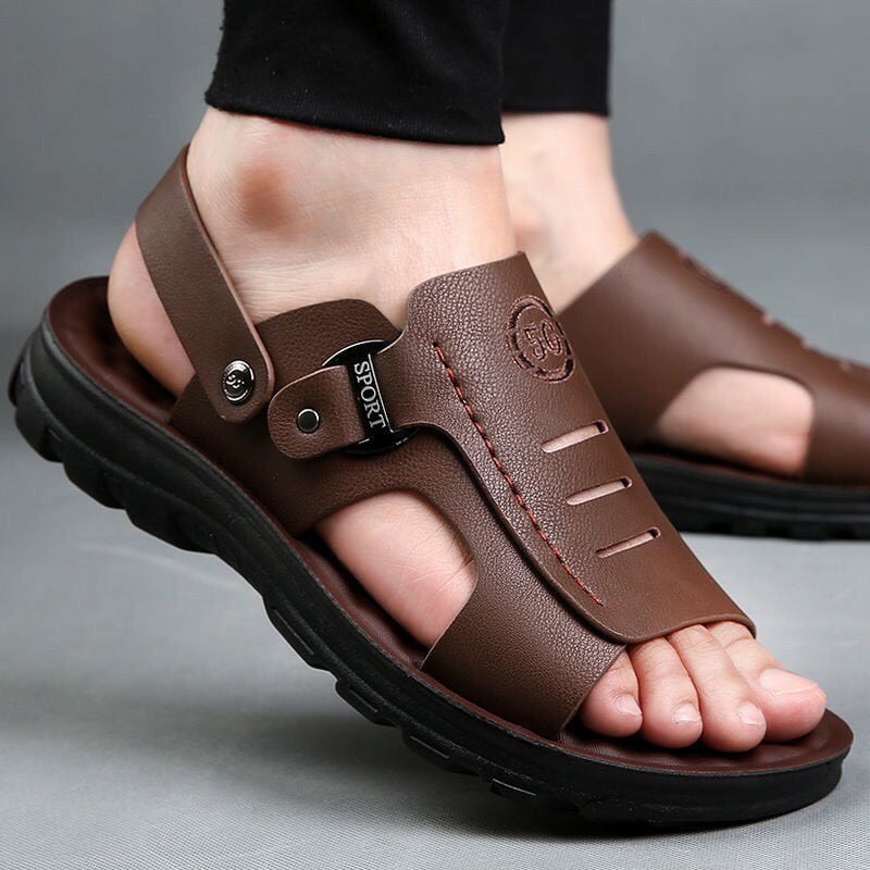 Dép Da Nam Cao Cấp D4 DK336