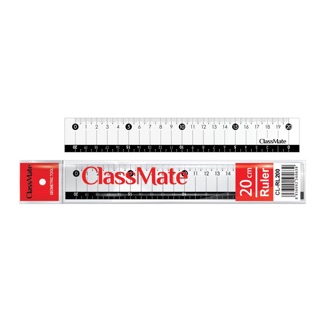 Thước thẳng nhựa cứng 20 cm Classmate CL - RL200