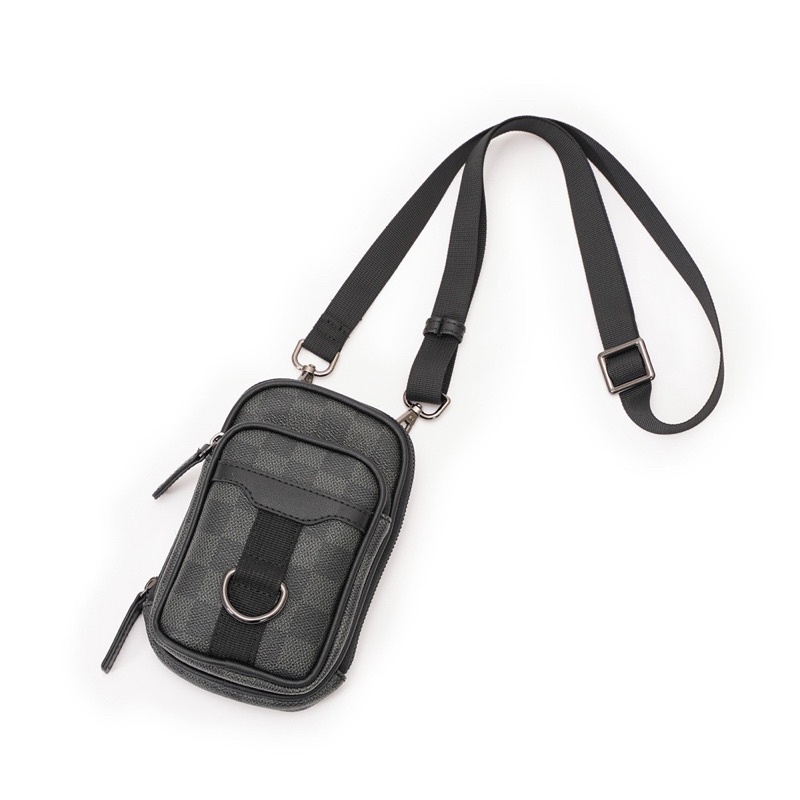 TÚI ĐEO CHÉO MINI CARO DA PU CAO CẤP L4081