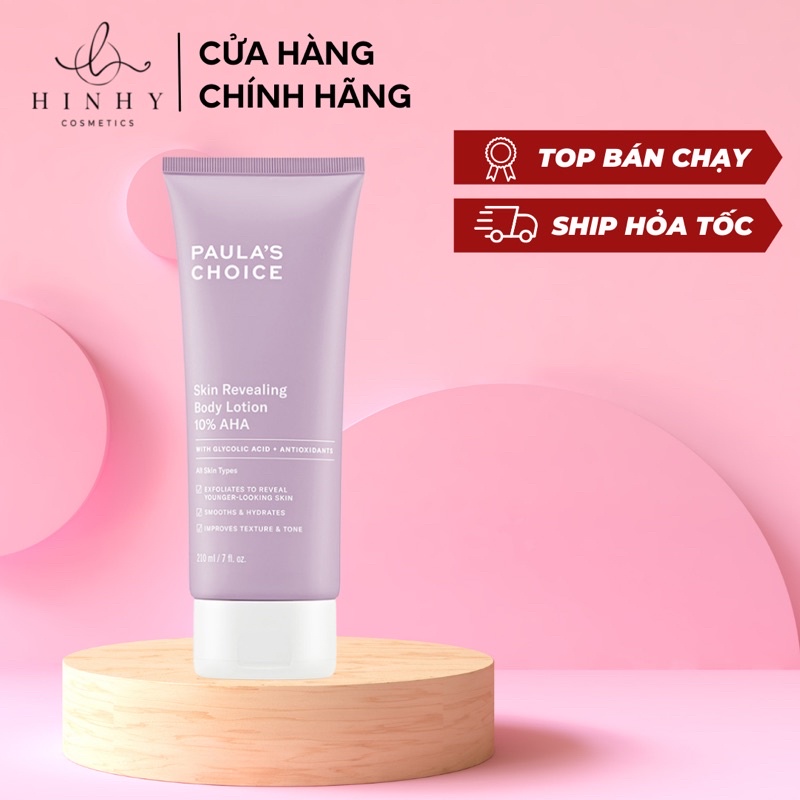 Dưỡng thể 10% Paula's Choice AHA RESIST Skin Revealing Body Lotion with 10% AHA 210ml