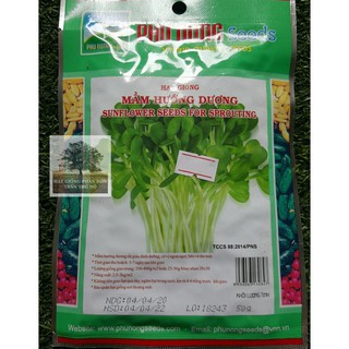 HẠT GIỐNG MẦM HƯỚNG DƯƠNG PHÚ NÔNG 50GR ( GIÁ RẺ NHẤT )