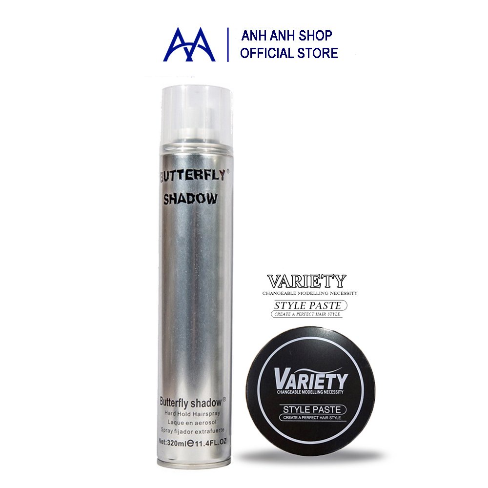 ✅COMBO GÔM SILHOUETTE 420ML/LUXURIOUS VÀ SÁP VARIETY TẠO KIỂU GIỮ NẾP TÓC