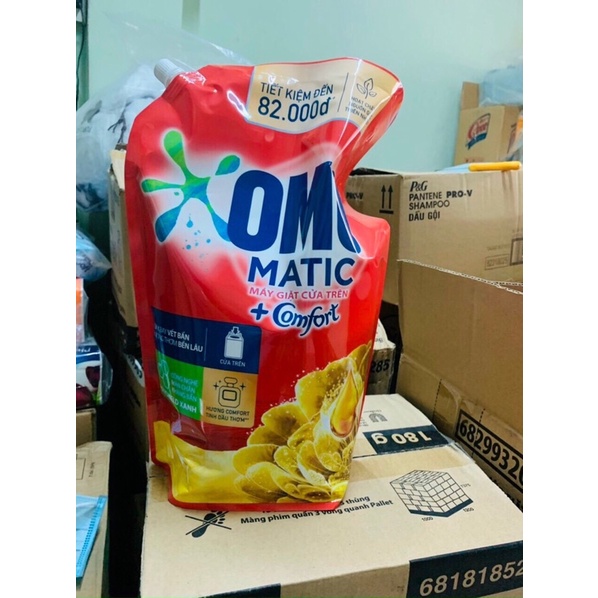 NƯỚC GIẶT OMO MATIC COMFORT TINH DẦU THƠM CỬA TRÊN 3.7KG