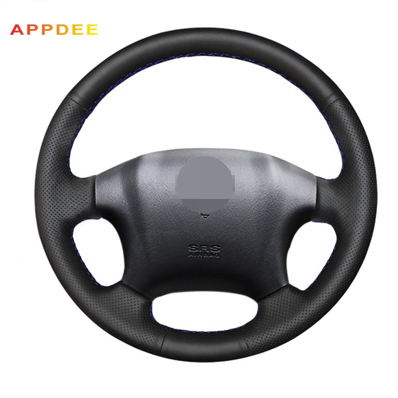 Vỏ Bọc Vô Lăng Xe Hơi Bằng Da Nhân Tạo Màu Đen Cho Hyundai Tucson 2006 2007 2008 2009 2010 2011 2012 2013 2014