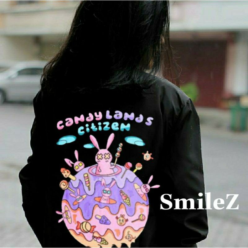 [Ảnh thật] Áo Khoác Dù Ulzzang Candy Nam Nữ Unisex Form Rộng Jacket