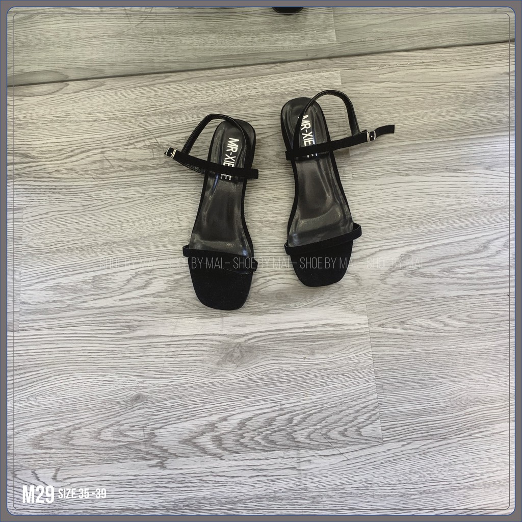 Giày sandal nữ, giày cao gót nữ M29 SHOEBYMAI